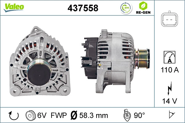 Alternateur VALEO 437558