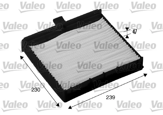 Filtre, air de l'habitacle VALEO 698736