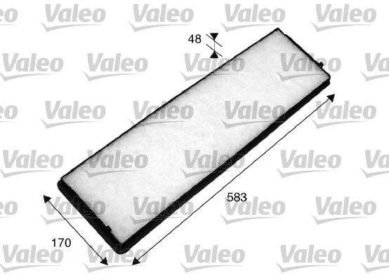 Filtre, air de l'habitacle VALEO 716021
