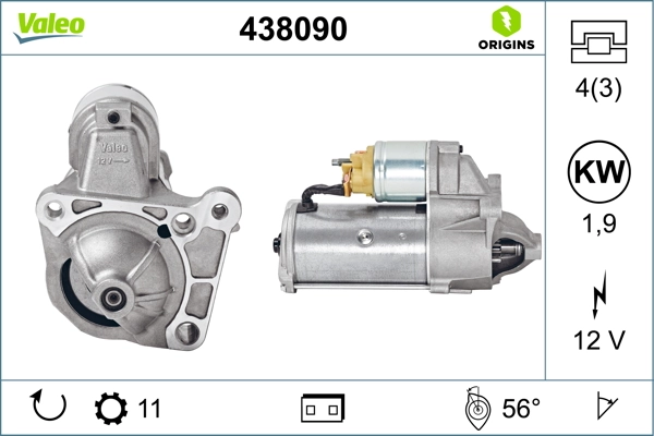 VALEO 438090 — Стартер