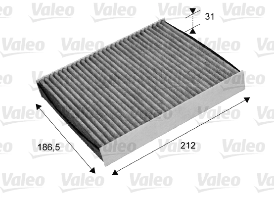 Filtre, air de l'habitacle VALEO 715680
