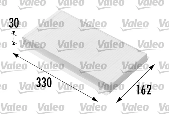 Filtre, air de l'habitacle VALEO 698711