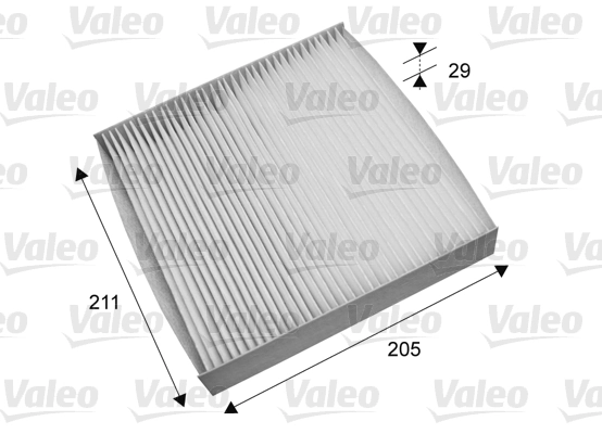 Filtre, air de l'habitacle VALEO 715692