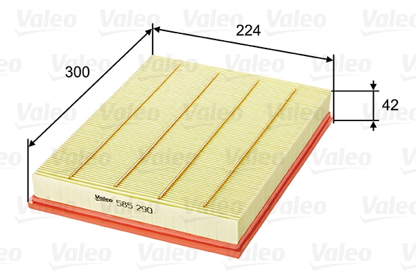 VALEO 585290 — Повітряний фільтр