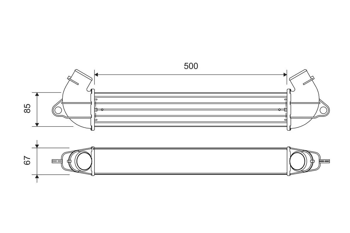 Intercooler, échangeur VALEO 818712