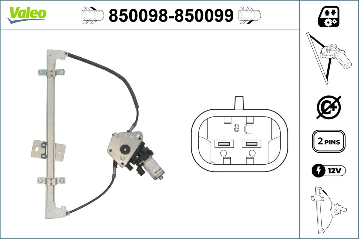 Lève-vitre VALEO 850098