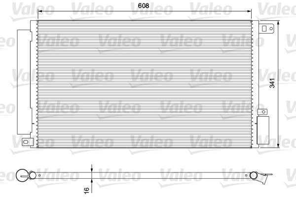 Condenseur, climatisation VALEO 814380