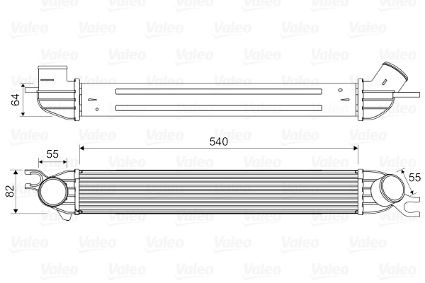 Intercooler, échangeur VALEO 818580