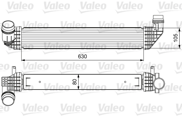 Intercooler, échangeur VALEO 818636