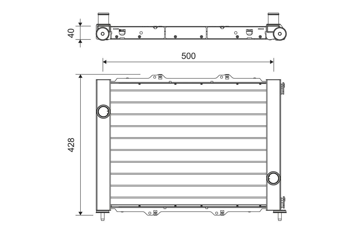 Condenseur, climatisation VALEO 822710