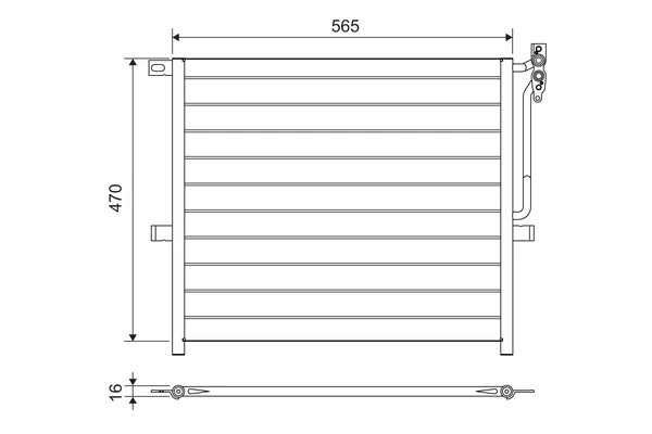 Condenseur, climatisation VALEO 817383