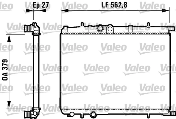 Radiateur, refroidissement du moteur VALEO 732909