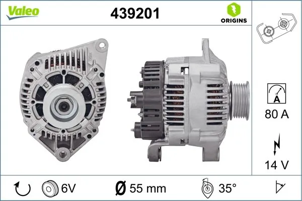 Alternateur VALEO 439201