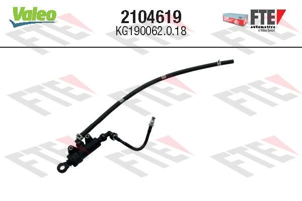 Cylindre émetteur, embrayage VALEO 2104619