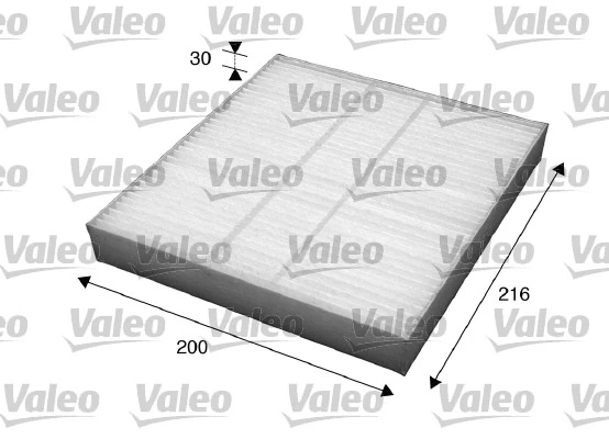Filtre, air de l'habitacle VALEO 715560