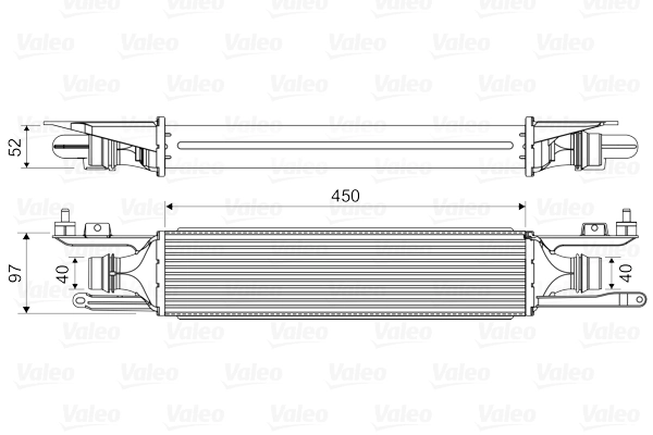 Intercooler, échangeur VALEO 818578
