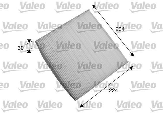 Filtre, air de l'habitacle VALEO 698868
