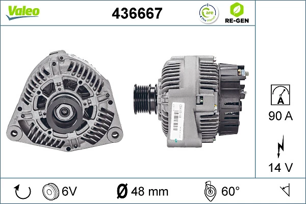 Alternateur VALEO 436667