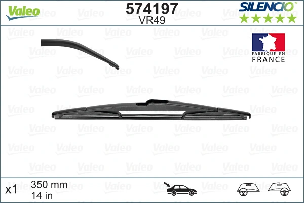 VALEO 574197 — Щітка склоочисника