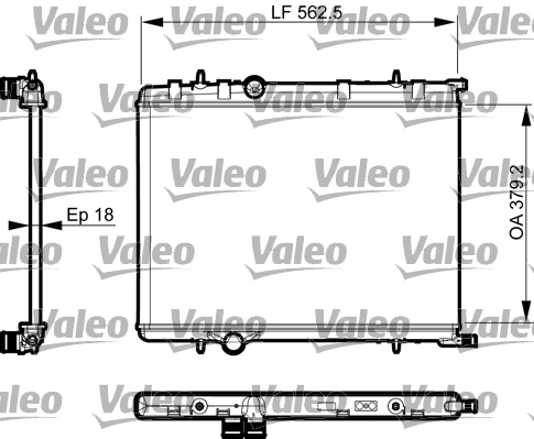RADIATEUR EAU ALU  PARTNER/BERLINGO 96-