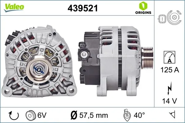 Alternateur VALEO 439521