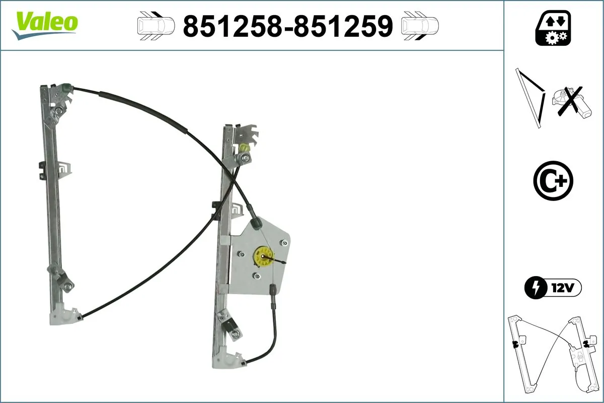 Lève-vitre VALEO 851258