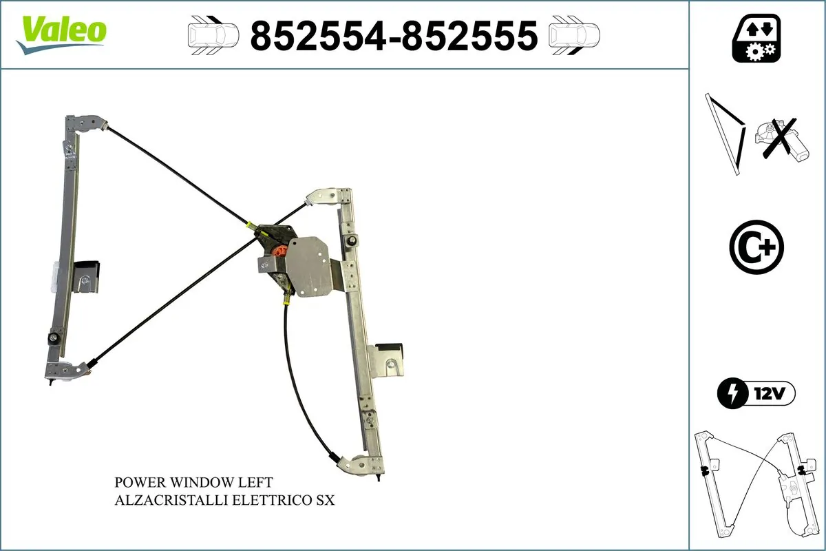 Lève-vitre VALEO 852554