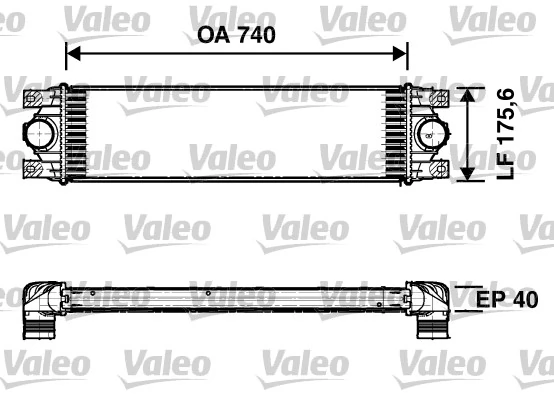 Intercooler, échangeur VALEO 817637