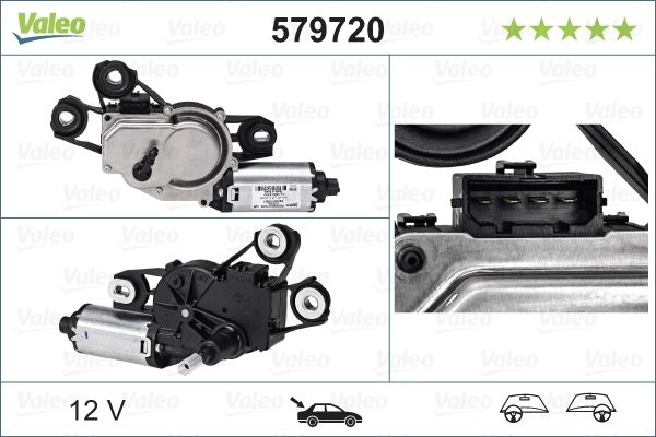 Двигун омивача скла VALEO (579720)