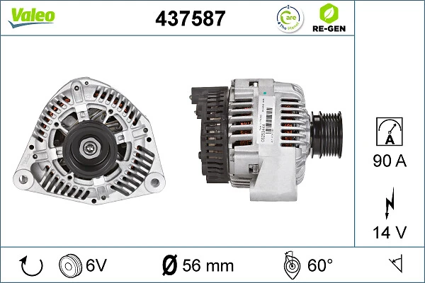 Alternateur VALEO 437587