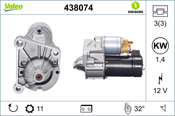 VALEO 438074 — Стартер