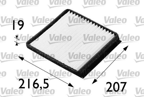 Filtre, air de l'habitacle VALEO 698146