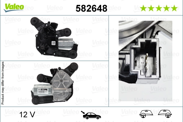 Moteur d'essuie-glace VALEO 582648