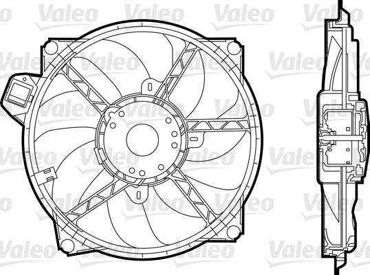 Ventilateur, refroidissement du moteur VALEO 696376