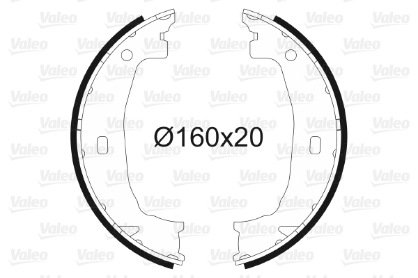 Brake Shoe Set, parking brake