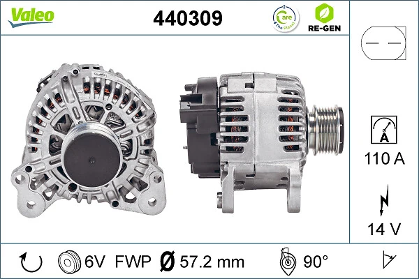 Alternateur VALEO 440309