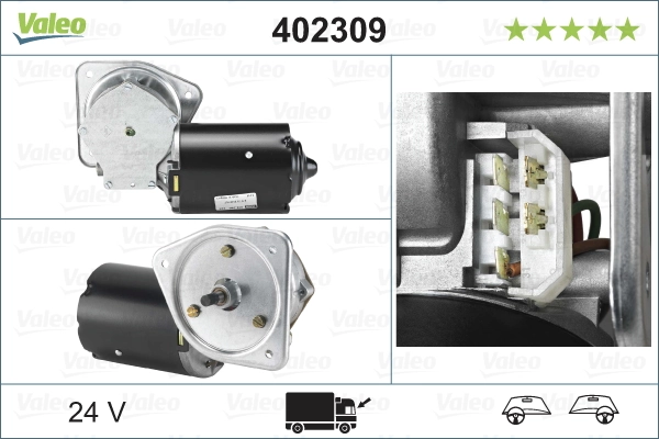 Moteur d'essuie-glace VALEO 402309