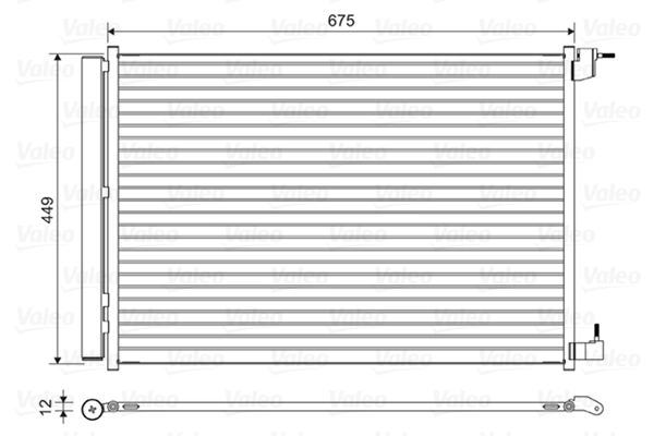 Condenseur, climatisation VALEO 814468