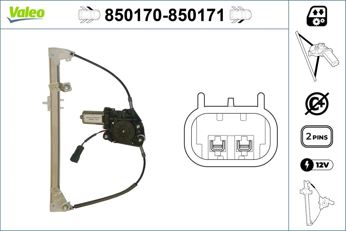 Lève-vitre VALEO 850170