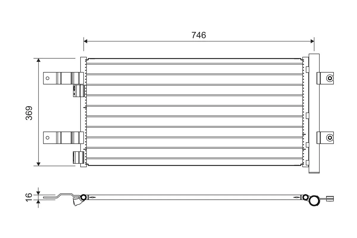 Condenseur, climatisation VALEO 822728