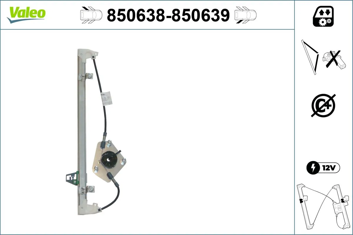Lève-vitre VALEO 850638