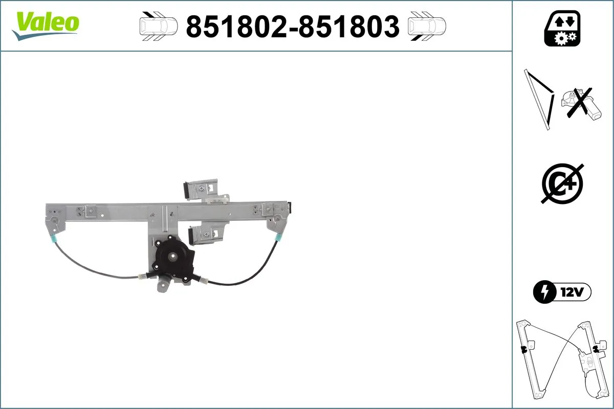Lève-vitre VALEO 851802