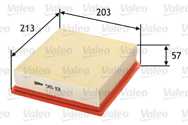 VALEO 585101 — Повітряний фільтр