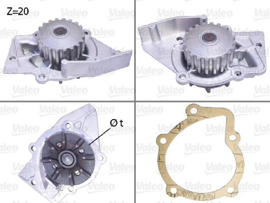 pompe a eau citroene/fiat/lancia/toyota