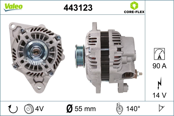 Alternateur VALEO 443123