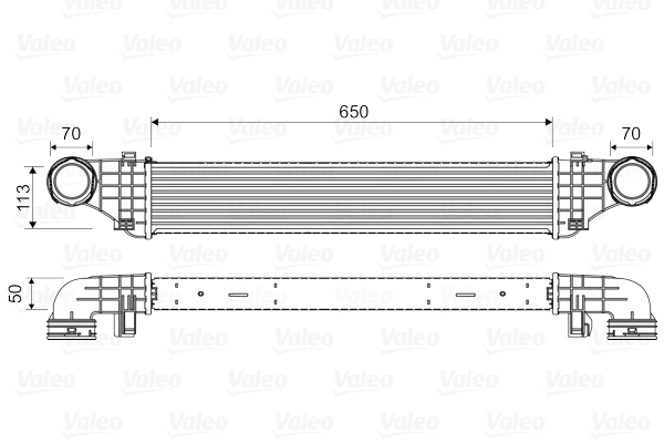Intercooler, échangeur VALEO 818337