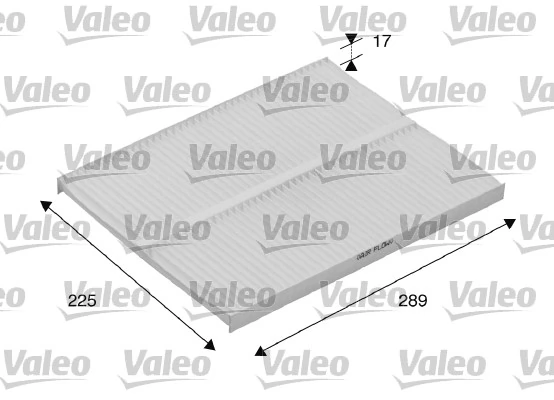 VALEO 698167 — Фільтр салону