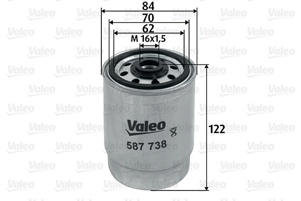 VALEO 587738 — Паливний фільтр