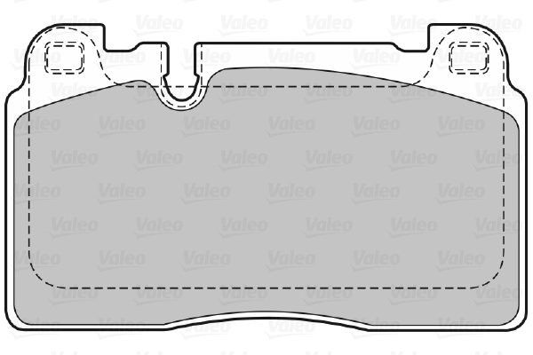 Kit de plaquettes de frein, frein à disque VALEO 601467