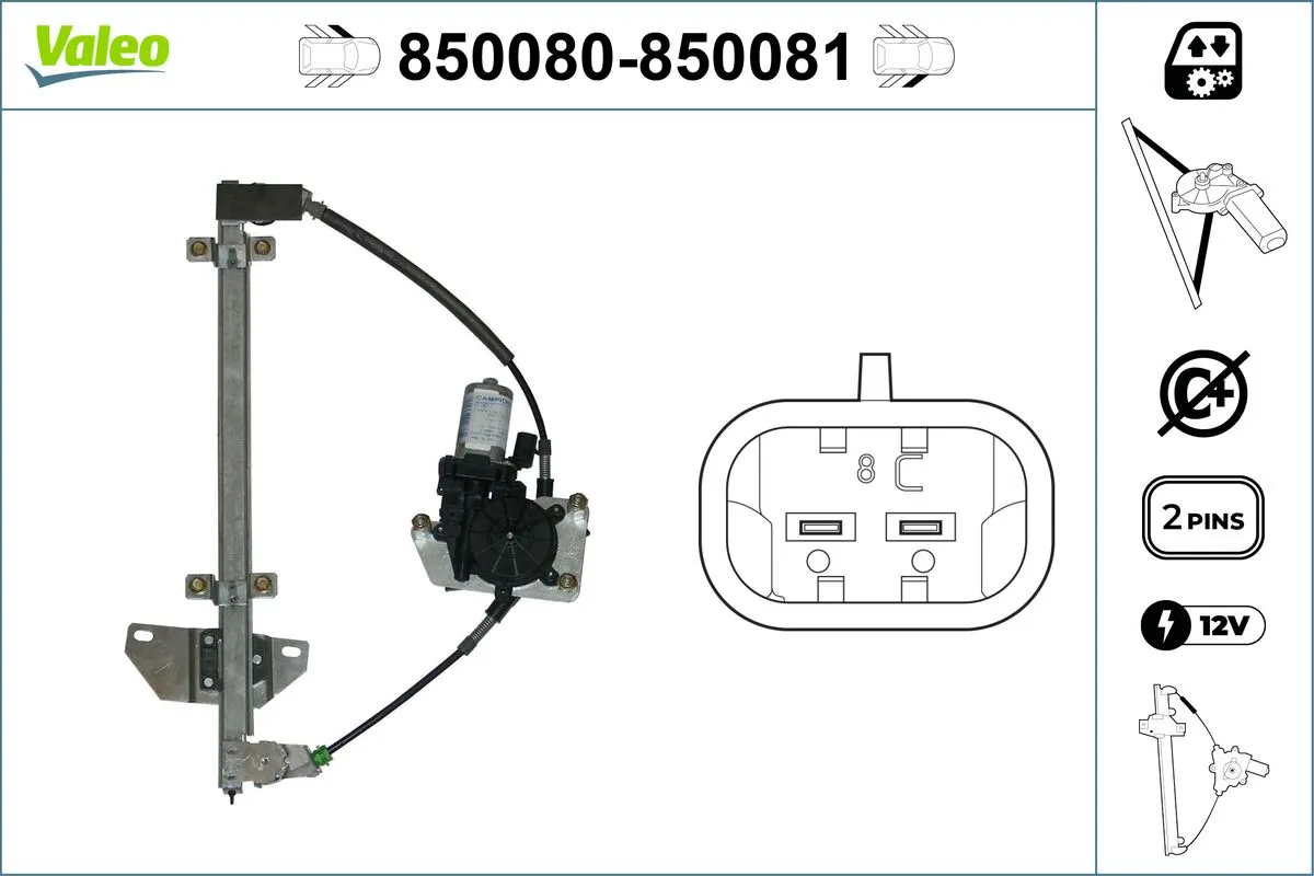 Lève-vitre VALEO 850080